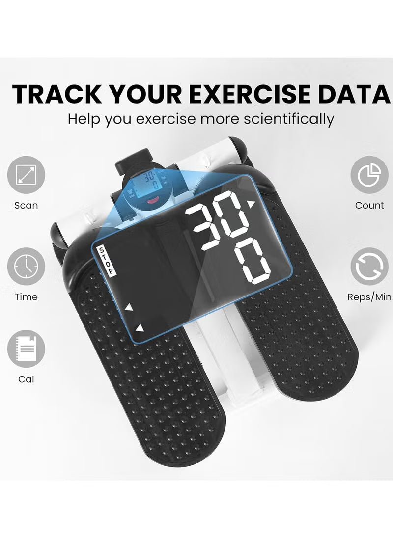 Multi-function stepper showing stable anti-stress structure balancing left and right foot movement